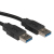 ROLINE 11.02.8970 cavo USB 1,8 m USB 3.2 Gen 1 (3.1 Gen 1) USB A Nero