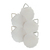 Avery 3731 étiquette auto-collante Permanent Blanc 5 pièce(s)
