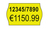 Avery YPLP1626 etiket Prijskaart Permanent Geel 12000 stuk(s)