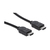 Manhattan High Speed HDMI-Kabel, ARC, 3D, 4K@30Hz, HDMI-Stecker auf HDMI-Stecker, geschirmt, schwarz, 1 m