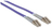 Intellinet Fiber Optic Patch Cable, OM4, LC/LC, 1m, Violet, Duplex, Multimode, 50/125 µm, LSZH, Fibre, Lifetime Warranty, Polybag