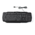 Nedis GKBD100BKUS teclado USB QWERTY Internacional de EE.UU. Negro