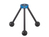 Novoflex BasicPod Mini tripod Digitaal/filmcamera 3 poot/poten Zwart, Blauw