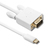 Qoltec 50419 video kabel adapter 2 m USB Type-C VGA (D-Sub) Wit