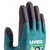 Uvex 60090 Fabrik-Handschuhe Schwarz, Grün Polyethylen, Elastan, Viskose, Polyamid, Stahl