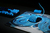 CHERRY XTRFY GP4 Tapis de souris de jeu Noir, Bleu, Gris