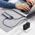 Baseus StarJoy USB C-típus 5000 Mbit/s Szürke