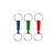 BASI 0006-0546 sleutelhanger & huls Verschillende kleuren