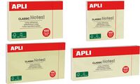 APLI Notes adhésives "CLASSIC Notes!", 75 x 75 mm, jaune (66000492)
