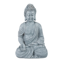 Buddha Figur in Hellgrau - (H)18 cm 10025657_940