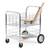 Chrome Plated Wire Trolley with Removable Shelf