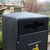 Never Rust Recycling Bin - 112 Litre - Victoriana Finish painted in Green with Gold Beading