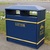 GFC Large Closed Top Litter Bin - 154 Litre - Textured Finish painted in Dark Green