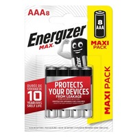 Batterie ENERGIZER Max AAA conf. da 8 - E300835800