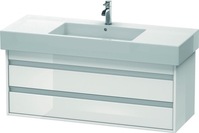 DURAVIT KT664202222 Waschtischunterbau KETHO 455 x 1200 x 480 mm weiß hochglanz