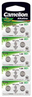 Pila de botón Camelion AG1, 364, LR621, SR60, SR621SW, paquete de 10