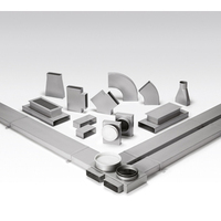 Helios Flachkanal Endstück 150 x 50 mm