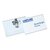 Durable Combi Clip Badge 54x90mm Transparent (Pack of 50) 8145/19