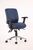 Chiro Medium Back Chair with Arms Blue OP000011