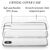NALIA Clear Custodia compatibile con iPhone XS Max, Cover Rigida in 9H Vetro Temperato con Silicone Bumper, Antigraffio & Antiurto Case Protezione Copertura Resistente Protettiv...