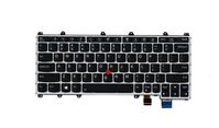 Keyboard SUNREX SILVER UK 01HX128, Keyboard, UK English, Lenovo, ThinkPad X380 Yoga Toetsenborden (geïntegreerd)