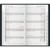 Taschenkalender 751 8,7x15,3cm 1 Monat/2 Seiten Kunststoffeinband schwarz 2025