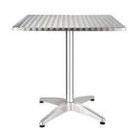 Bolero Square Bistro Table -Stainless Steel 720(H) x 700(W) x 700(D)mm