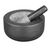 Vogue Pestle and Mortar in Black Granite Heavy Duty Kitchenware - 203mm