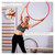 Sport-Tec Gymnastikreifen aus Kunststoff, Hula Hoop, Trainingsreifen, Turnreifen, Fitnessreifen, 70 cm, 340g, Rot