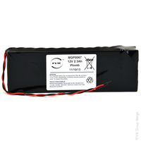 Pack(s) Batterie plomb AGM NX 12V 2.3Ah Fils