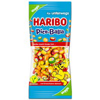 Haribo Mini Pico-Balla Taschenpackung, 65g Beutel