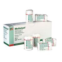 Mollelast® Fixierbinde, einzeln eingesiegelt, 6 cm x 4 m