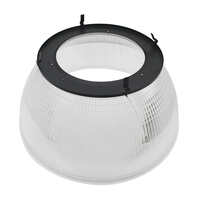 PC-Reflektor für LED Hallenleuchte HIGH BAY 160W, 90°, schwarz