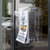 Porte-brochures / distributeur de brochures / porte-brochures "Nil" pour l'extérieur, en verre acrylique, avec couvercle | 1/3 A4