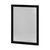 Plastic Window Frame System / Poster Frame "Eco" for Display Windows, 17 mm profile | black pack: 10 pieces