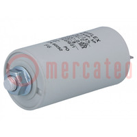 Condensator: voor motoren, bedrijf; 8uF; 450V; Ø35x83mm; -25÷70°C