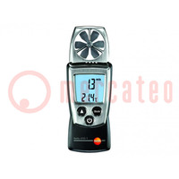 Thermo-anemometer; 0,4÷20m/s; -10÷50°C; IP10; Pocket