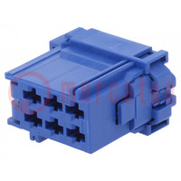 Connector: automotive; MCP 2.8; female; plug; for cable; PIN: 6