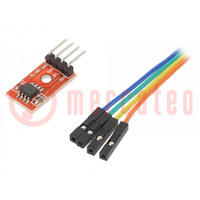 Module: extension; EEPROM memory; I2C; AT24C08; 36.5x12mm; 8kb