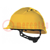 Casco protector; regulable; Medida: 53÷63mm; amarillo; 1kV