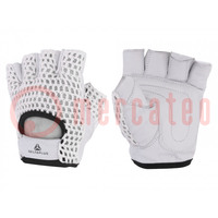 Protective gloves; Size: 9; natural leather; 50MAC
