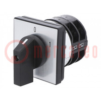 Switch: cam switch; Stabl.pos: 2; 32A; 0-1; for building in; Pos: 2