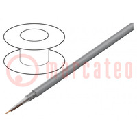 Cable; ELITRONIC® LIYCY; 2x0,34mm2; PVC; gris; 250V; CPR: Eca