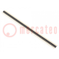Adapter; pin strips; PIN: 50; straight; 2.54mm; soldering,THT; 1x50