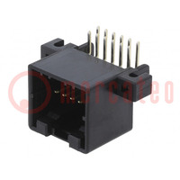 Connector: wire-board; .040 MULTILOCK; male; socket; on PCBs; THT