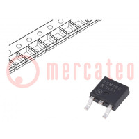 IC: voltage regulator; linear,fixed; 18V; 0.5A; DPAK; SMD; 0÷125°C
