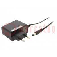 Power supply: switching; mains,plug; 5VDC; 2A; 10W; Plug: EU; 79%