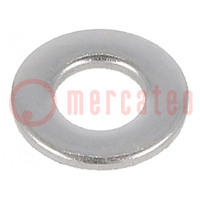 Washer; round; M4; D=9mm; h=0.8mm; acid resistant steel A4