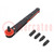Kit: screwdriver bits; Phillips,slot; 111mm