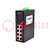 Switch PoE Ethernet; unverwaltet; Portanzahl: 10; 48÷55VDC; RJ45